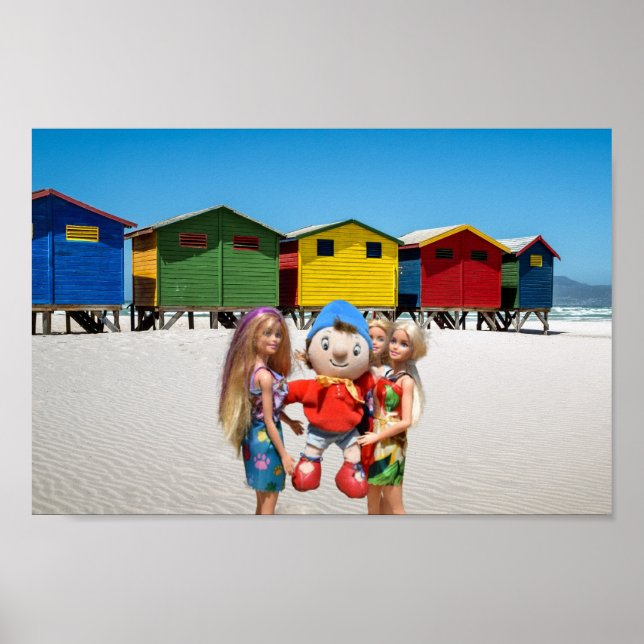 Schau, wen wir am Strand abgeholt haben. Poster (Vorne)