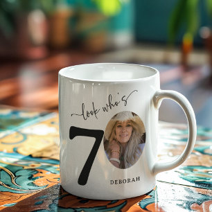 'Schau wer 70 ist' Stylischer 70. Geburtstag Kaffeetasse