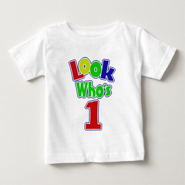 Schau, wer einer ist baby t-shirt (Vorderseite)