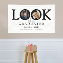 Schau, wer graduiert hat Foto-Abschlussfeier