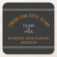 Schau! Wiedersehen-Party-Untersetzer der 50. Klass