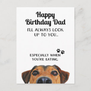 Schau zu dir auf, lustiger herzlicher Geburtstag P Postkarte