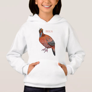 Schaubild des tragopanischen Cartoon von Cabot Hoodie