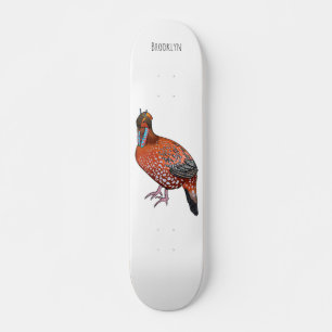 Schaubild des tragopanischen Cartoon von Cabot Skateboard