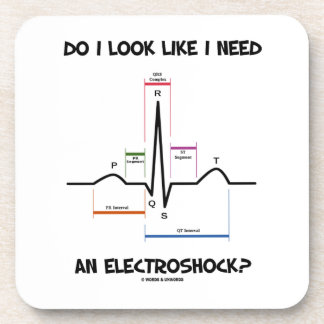Schaue ich, wie ich einen Electroshock benötige? Getränkeuntersetzer
