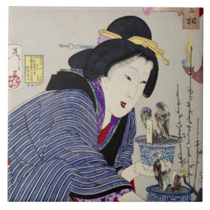 Schauen, als ob sie will, um zu ändern: Der Fliese