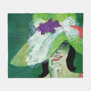 Schauen der anderen Weise Fleecedecke