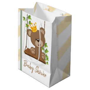 Schauen Flora Prince Bärenjunge Babydusche Mittlere Geschenktüte