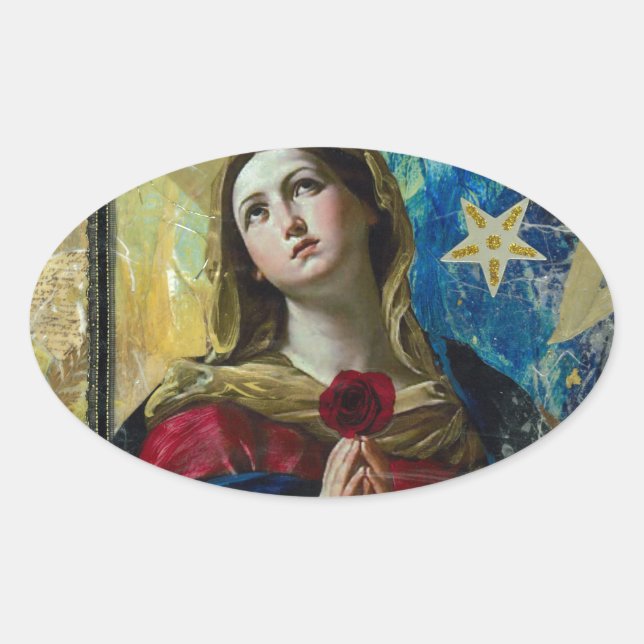 Schauen Ovaler Aufkleber (Vorderseite)