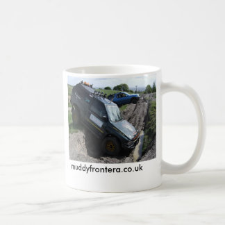 Schauen Sie, bevor Sie springen Tasse