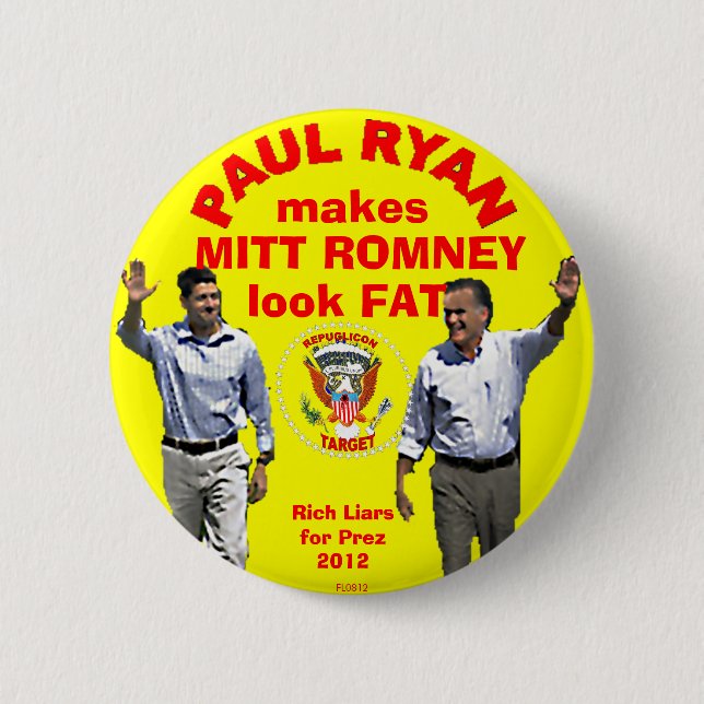 Schauen Sie FAT - Knopf Button (Vorderseite)