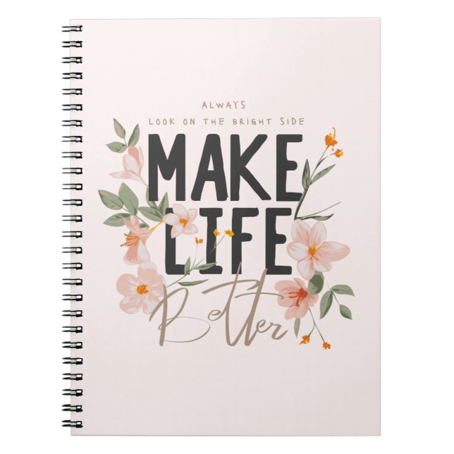 Schauen Sie immer auf die rechte Seite. Notizblock (Vorderseite)