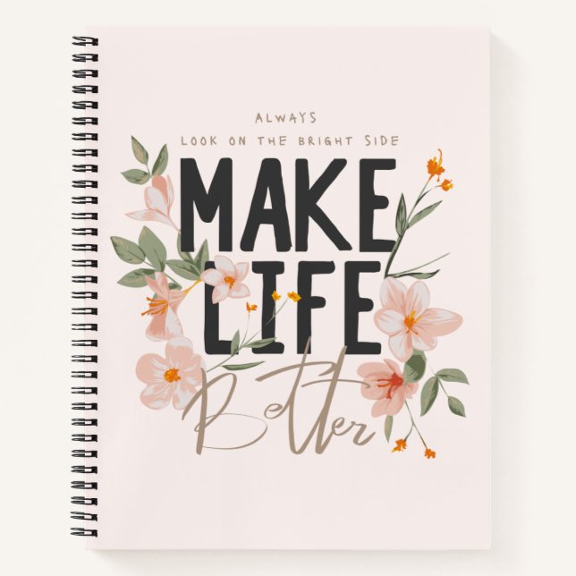 Schauen Sie immer auf die rechte Seite. Notizbuch (Vorderseite)