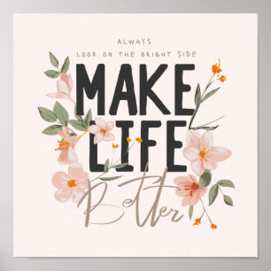 Schauen Sie immer auf die rechte Seite. Poster