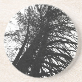 Schauen Sie in den Bäumen nach Getränkeuntersetzer