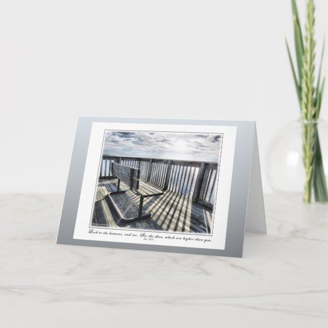 Schauen Sie in den Himmel und sehen Sie - Scriptka Karte (Vorderseite)