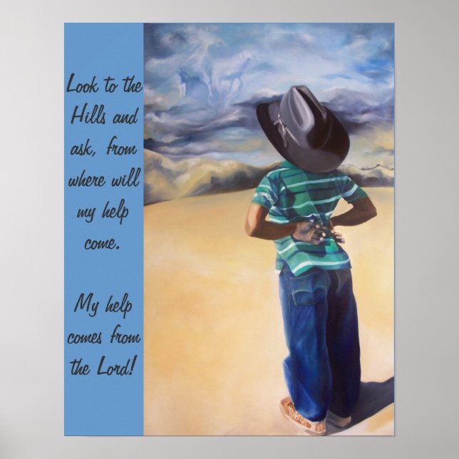 Schauen Sie in die Hügel, Poster (Vorne)