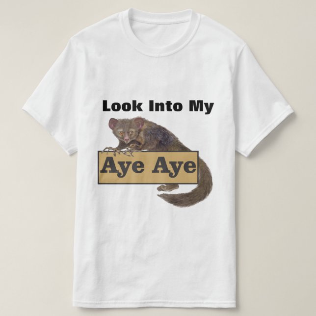 Schauen Sie in mein Auge. T-Shirt (Design vorne)