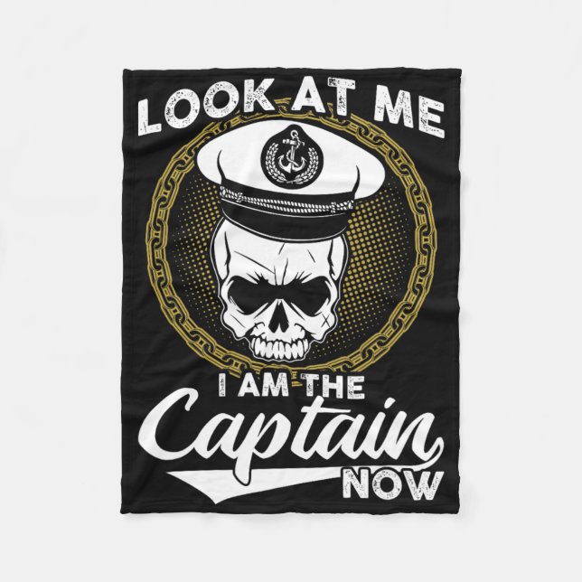 Schauen Sie mich an, ich bin jetzt Captain Fleecedecke (Vorderseite)
