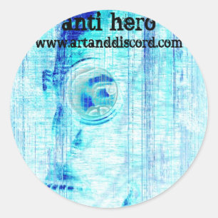 Schauen Sie mich im Augen-Aufkleber Runder Aufkleber