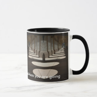 Schauen Sie nicht zurück! Mug Tasse