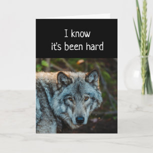 Schauen Sie nicht zurück zu inspirierenden Motivie Karte