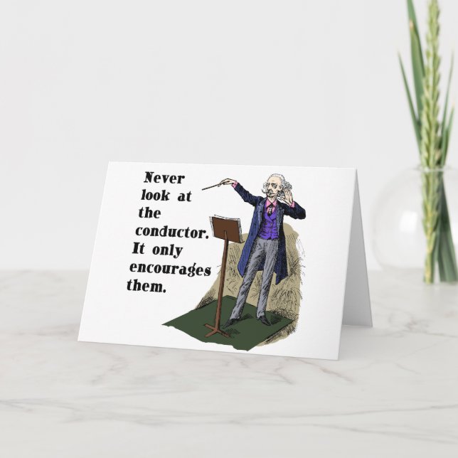 Schauen Sie nie auf den Leiter Karte (Vorderseite)