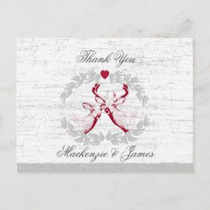 Schauen Sie sich bei Hirsch und Kranz Birch Danke Postkarte