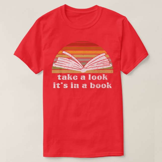 Schauen Sie sich das in einem Buch Funny Book Prem T-Shirt (Design vorne)