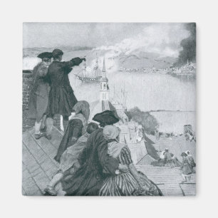 Schauen Sie sich den Kampf auf der Bunker Hill-Ill Magnet