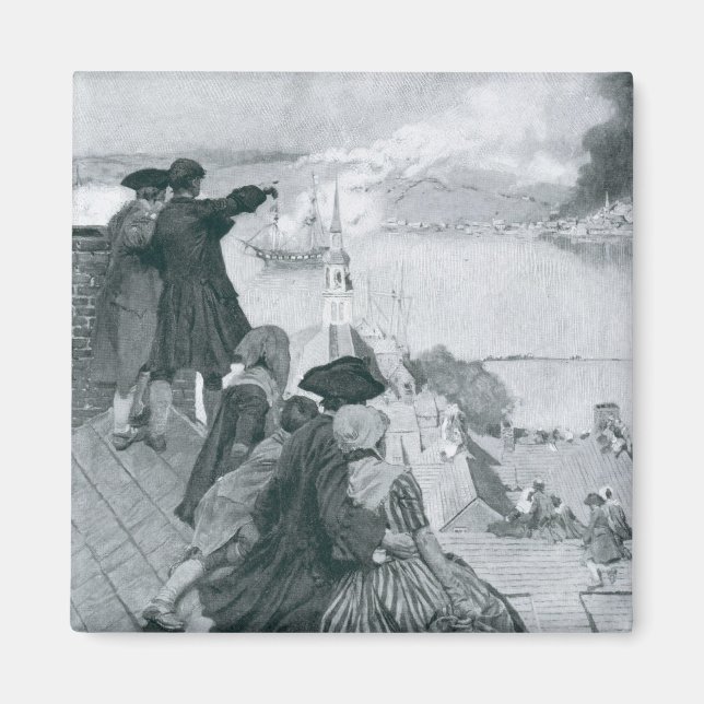 Schauen Sie sich den Kampf auf der Bunker Hill-Ill Magnet (Vorne)