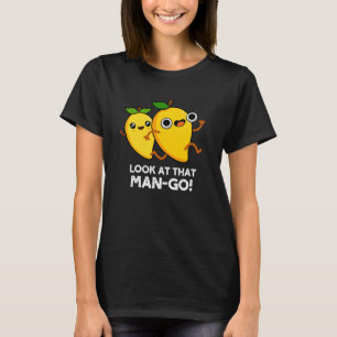 Schauen Sie sich den Mann-go Funny Fruit Pun Dark T-Shirt