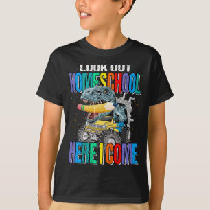 Schauen Sie sich die Hausschule an, hier komme ich T-Shirt