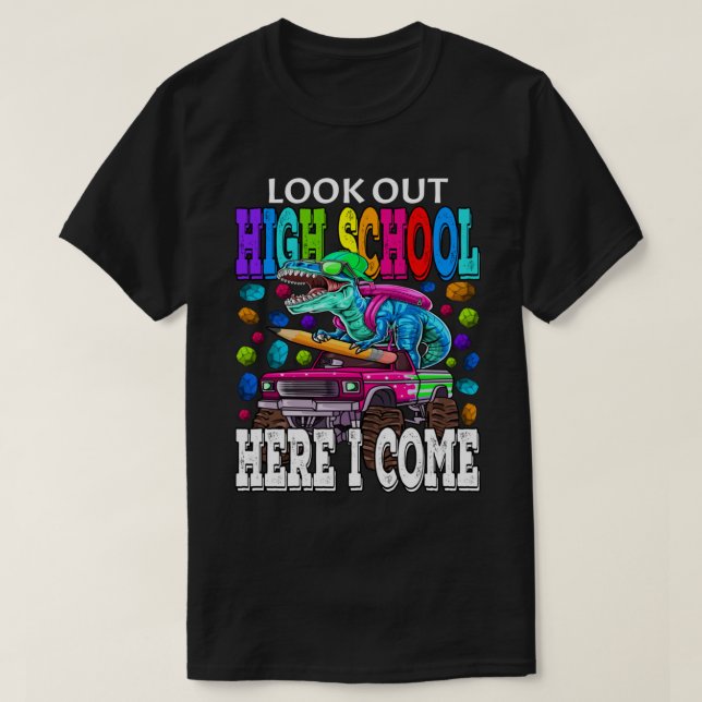 Schauen Sie sich die High School an, hier komme ic T-Shirt (Design vorne)