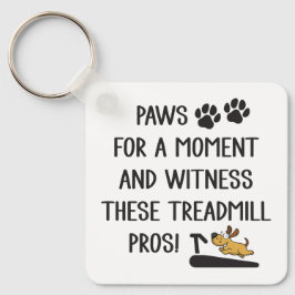 Schauen Sie sich diese Treadmill Pros an Schlüsselanhänger