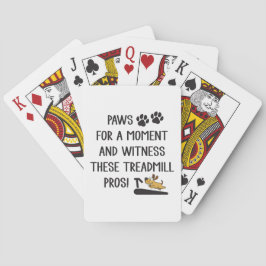 Schauen Sie sich diese Treadmill Pros an Spielkarten