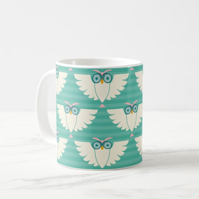Schauen Sie sich diesen Vogel an Kaffeetasse (Vorderseite Links)