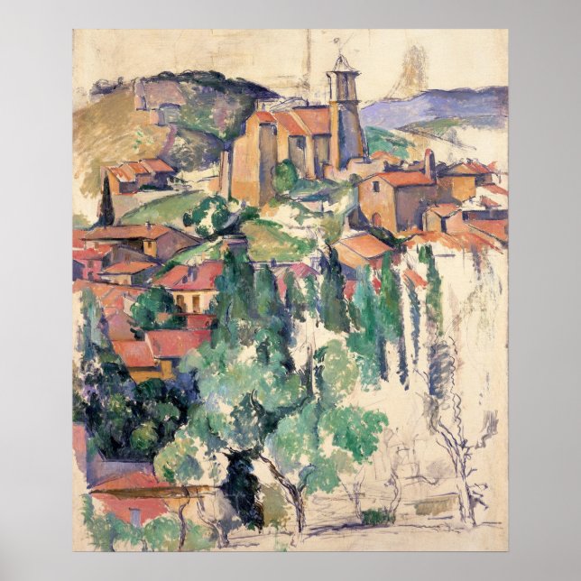 Schauen Sie sich Gardanne an - Paul Cezanne - c188 Poster (Vorne)