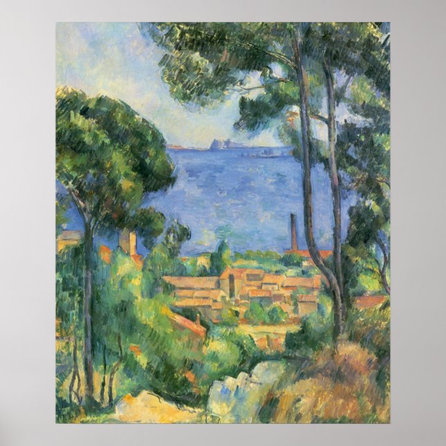 Schauen Sie sich L'Estaque und Chateaux d'If an Poster (Vorne)