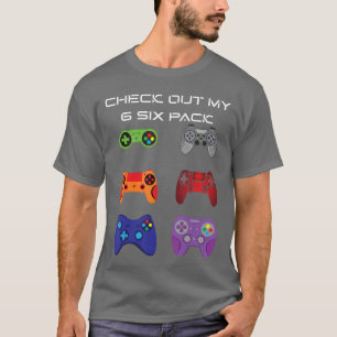 Schauen Sie sich mein 6-Si-Pack-Gamer-Videocontrol T-Shirt