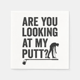 Schauen Sie sich mein Putts Funny Golfgeschenk an Serviette