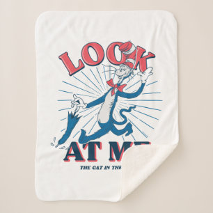 Schauen Sie sich meine Katze im Hut an Sherpadecke