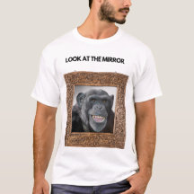 Schauen Sie sich Mirror Funny Meme T - Shirt an