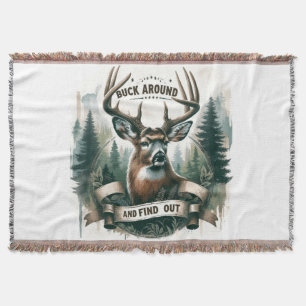 Schauen Sie sich um und erleben Sie die Hirschjagd Decke