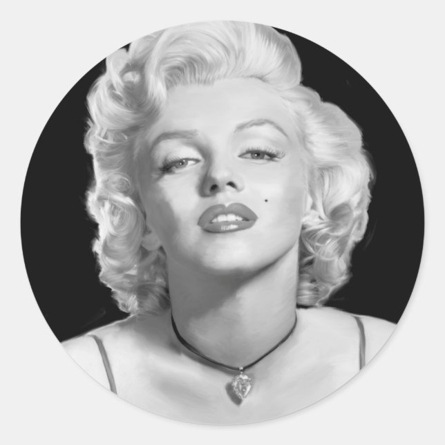 Schauen Sie von der Liebe Runder Aufkleber (Vorderseite)