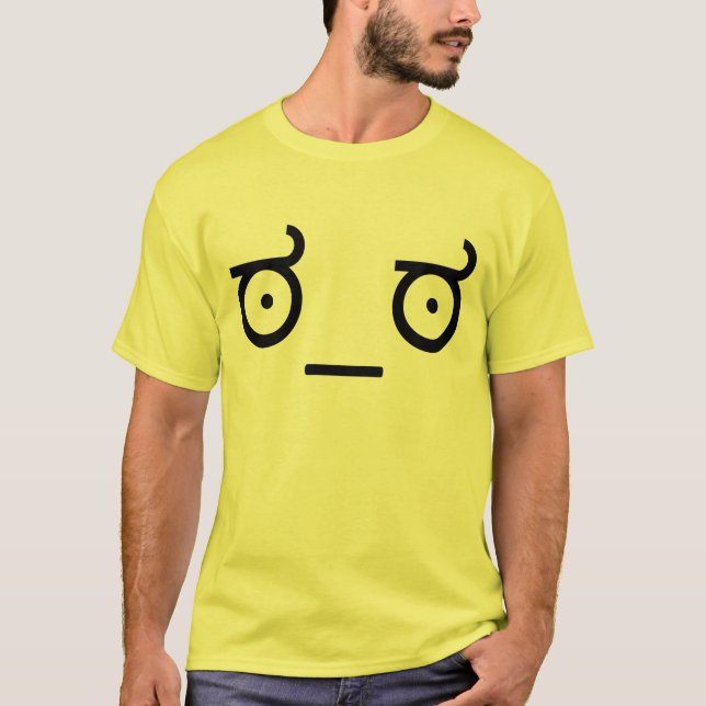 Schauen Sie von der Missbilligung Meme T-Shirt (Vorderseite)
