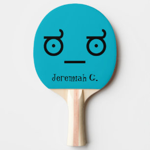 Schauen Sie von der Missbilligung Meme Tischtennis Schläger