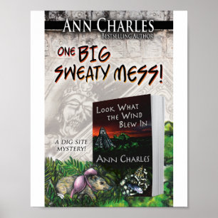 Schauen Sie, was der Wind in Poster von Ann Charle