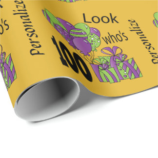 Schauen Sie, wer 100% pipe% personifizieren ist Geschenkpapier