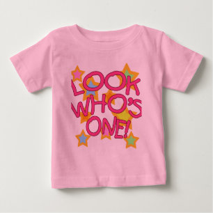 Schauen Sie, wer ein ist! Baby T-shirt